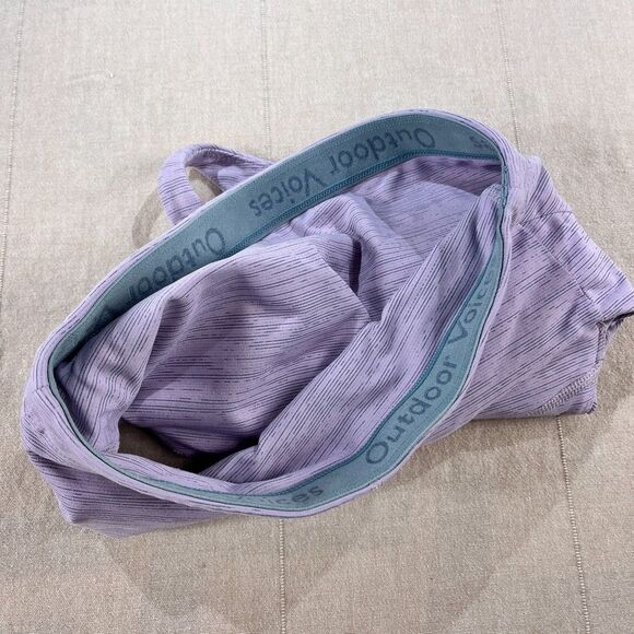 Outdoor Voices Space Dye Purple Sports Bra XS - Picture 4 of 7